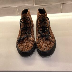 Sperry Women's X Rebecca Minkoff Fashion Boot/High-Tops, Leopard Print, Size 8.5